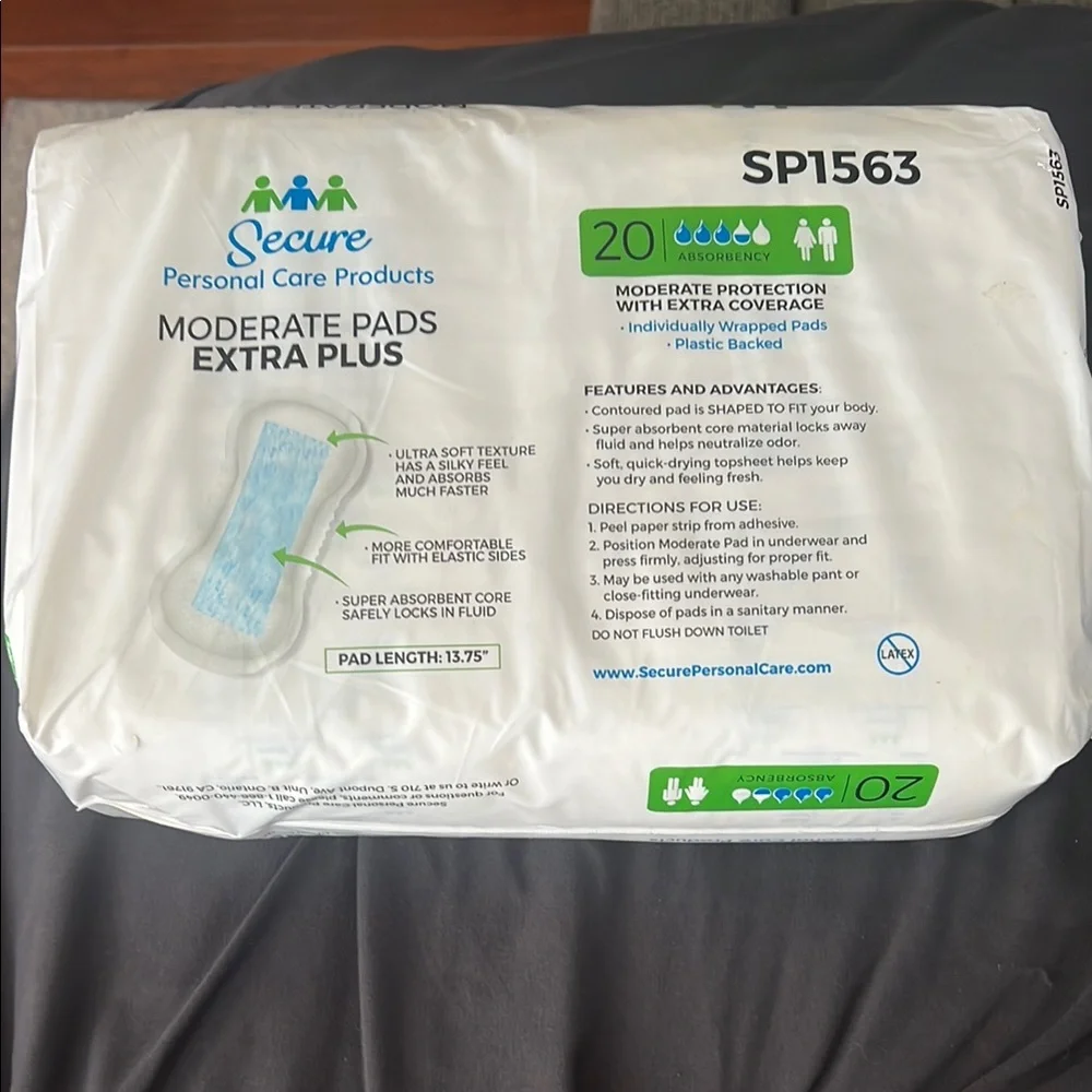 Secure Moderate Pads Extra Plus - Picture 1 of 1